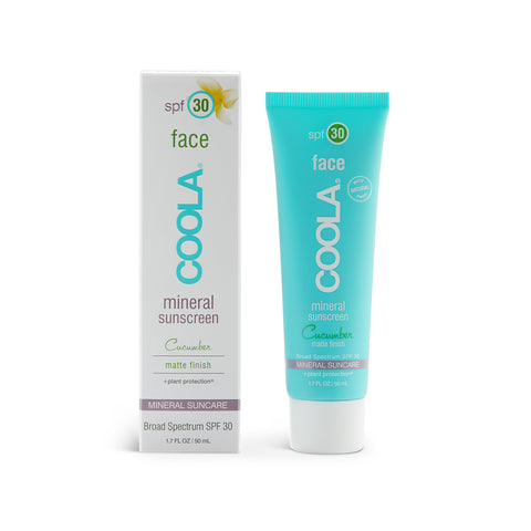 Coola Mineral Face Sunscreen SPF30 Cucumber Matte